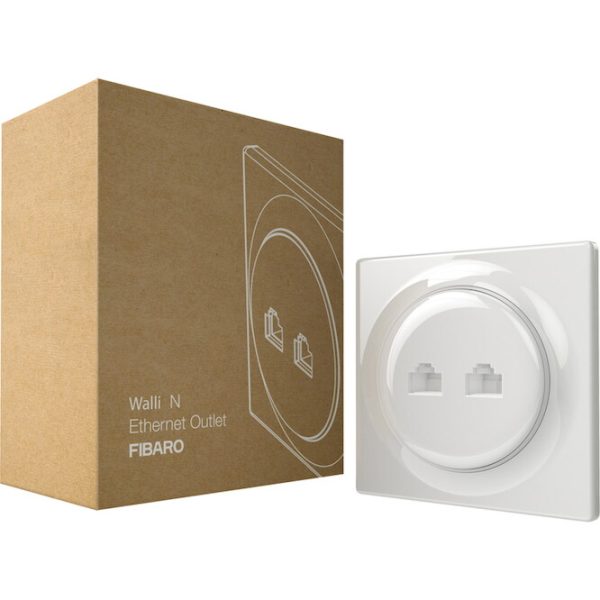 FIBARO Χωνευτή πρίζα δικτύου - Σειρά Walli FGWEEU-021