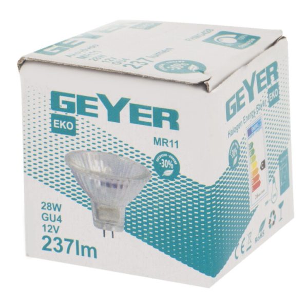 Geyer λαμπτήρας Αλογόνου Spot MR11 28W GU4 FHMG428 - Image 3
