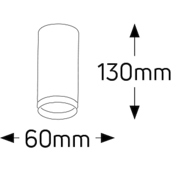 Geyer spot aluminium Black FS60130GU10B GU10 - Image 2