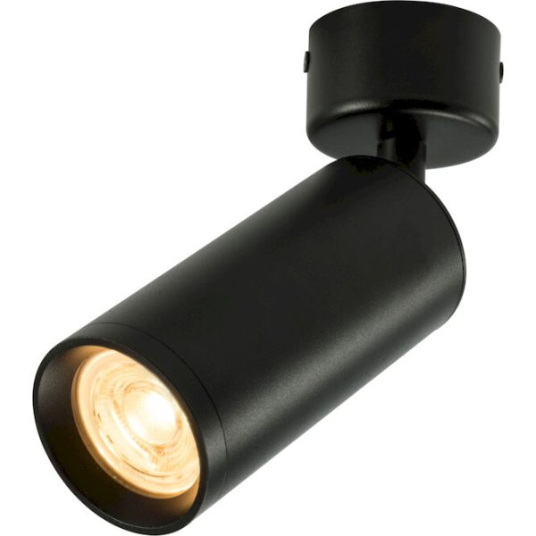 Geyer Ρυθμιζόμενο επίτοιχο spot GU10 μαύρο FW60180GU10B