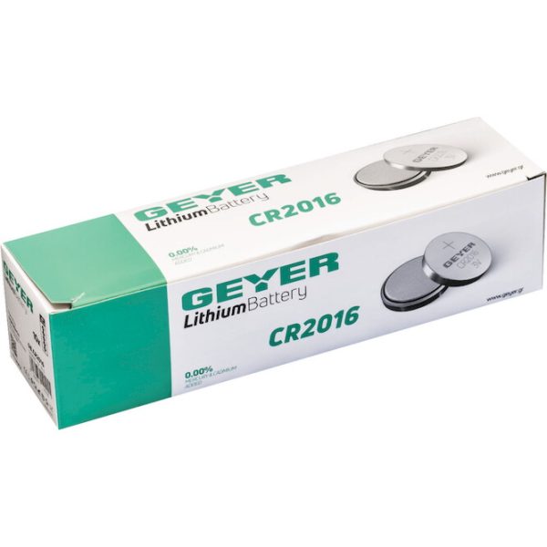 Geyer Μπαταρίες λιθίου CR2016 1τμχ. Blister GB.CR2016 - Image 2