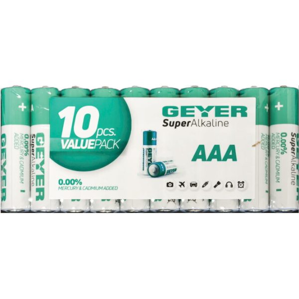 Geyer Μπαταρίες Αλκαλικές Promo Pack 5+5 ΑΑΑ 1.5V LR03 BL10 GB.LR0310 - Image 2