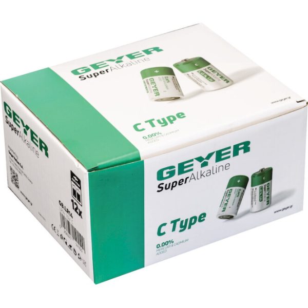 Geyer Μπαταρίες αλκαλικές C/LR14 2τμχ/ Blister GB.LR14 - Image 2