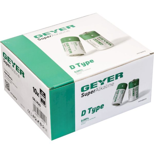 Geyer Μπαταρίες αλκαλικές D/LR20 2τμχ/ Blister GB.LR20 - Image 2