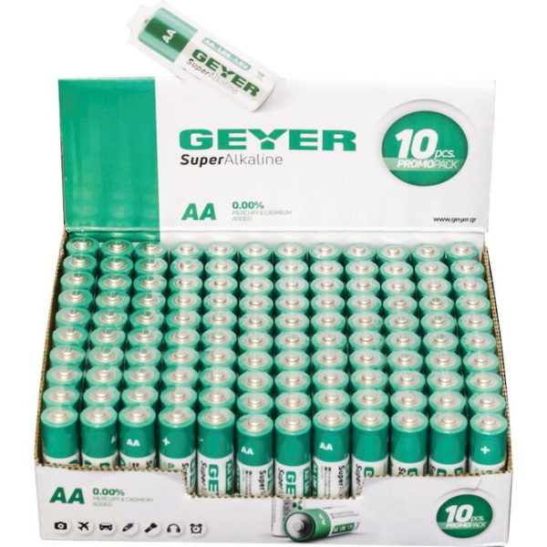 Geyer Μπαταρίες Αλκαλικές Promo Pack 5+5 ΑΑ 1.5V LR6 BL10 GB.LR610