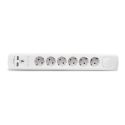 Geyer Πολύπριζο 4 θέσεων διακόπτη 2 USB GES-160