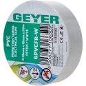 Geyer Μονωτική ταινία PVC 0.13mmx19mmx20m λευκή GPVCFR-W