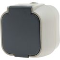 Geyer Πρίζα σούκο εξωτερική γκρι IP54 H2-B51GM