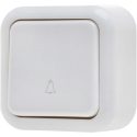 Geyer Μπουτόν κουδουνιού λευκό IP20 H3-A111M