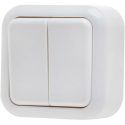 Geyer Διακόπτης K/R λευκός IP20