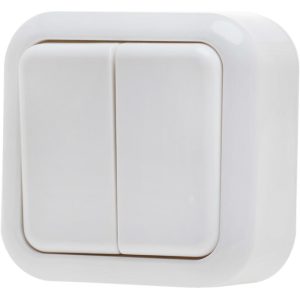 Geyer Διακόπτης K/R λευκός IP20