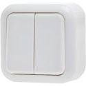 Geyer Διακόπτης 2πλός A/R λευκός IP20 H3-A220M