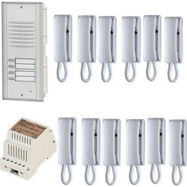 Farfrisa kit θυροτηλεφώνου 12 διαμερισμάτων KIT12V