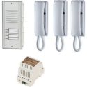 Farfrisa kit θυροτηλεφώνου 3 διαμερισμάτων KIT3V