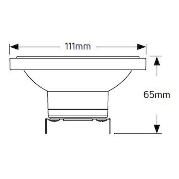 Geyer λαμπτήρας LED AR111 12W G53 4000K 24° 12V AC/DC L111-G53-24C - Image 3