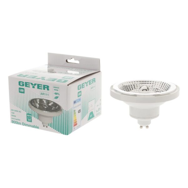 Geyer λαμπτήρας LED AR111 12W GU10 3000K 24° dim L111-GU10-24WD