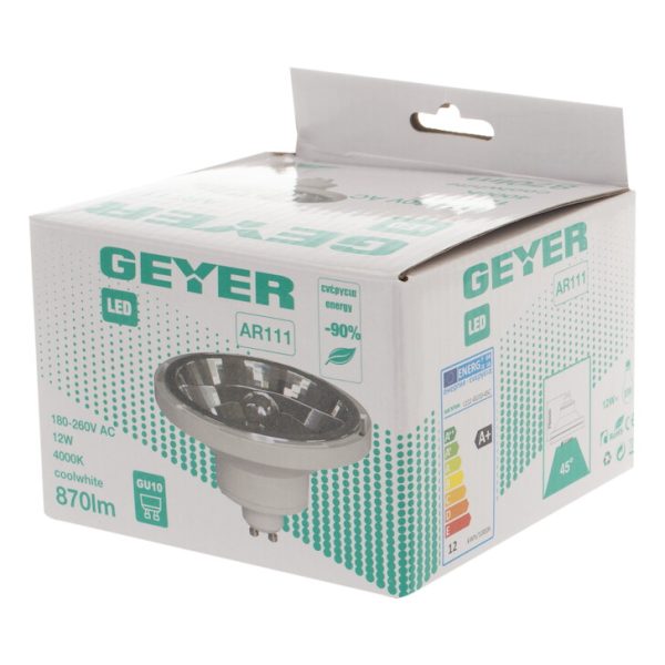 Geyer λαμπτήρας LED 12W GU10 4000K L111-GU10-45C - Image 3