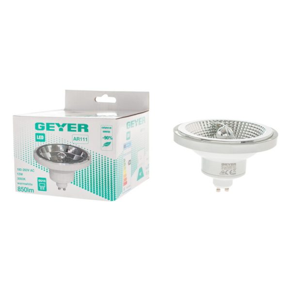 Geyer λαμπτήρας LED AR111 12W GU10 3000K 45° L111-GU10-45W - Image 2