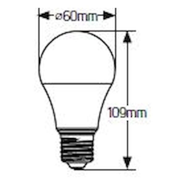 Geyer λαμπτήρας LED Κλασική 9.5W E27 4000K LACE2710E - Image 2