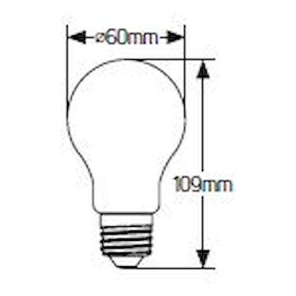 Geyer λαμπτήρας LED Κλασική 13W E27 4000K LACE2714E - Image 2