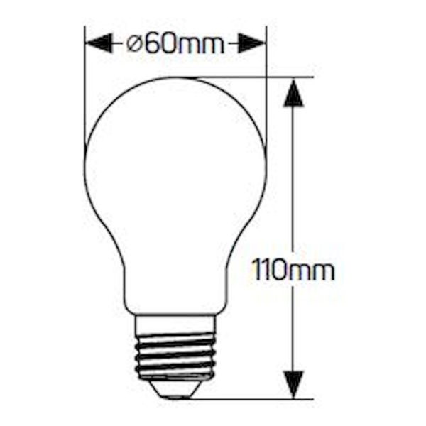 Geyer Λαμπτήρας LED Κλασική 8W E27 4000K 42V IP44 LACE278-42 - Image 4