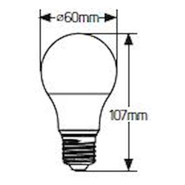 Geyer λαμπτήρας LED Κλασική 4.9W E27 6500K LADE276E - Image 2