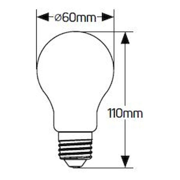 Geyer λαμπτήρας LED Κλασική 9W E27 3000K με Sensor Ημέρα/Νύχτα LAWE279DN - Image 3