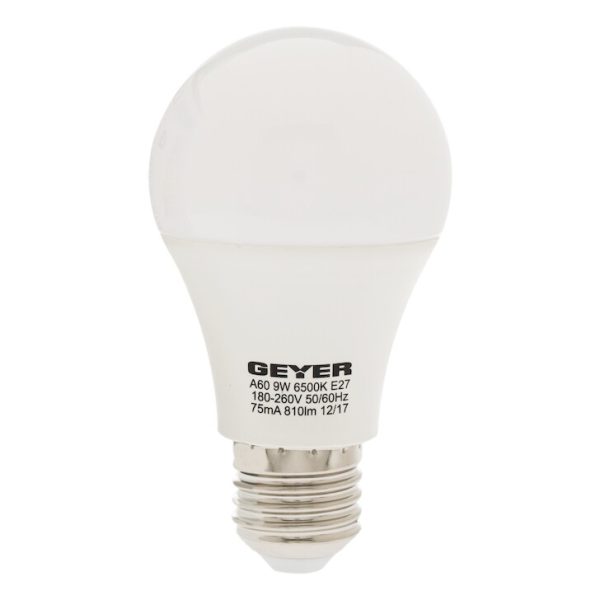 Geyer λαμπτήρας  LED Κλασική 9W E27 3000K LAWE279S