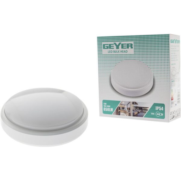 Geyer Απλίκα LED 12W 3000K Φ155 IP54 LBL21W12 - Image 3