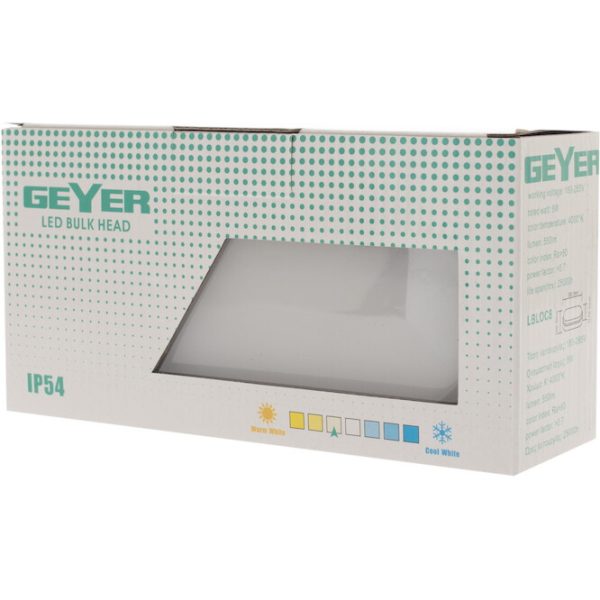 Geyer Χελώνα LED 8W 4000K 160x46 IP54 LBLOC8 - Image 2