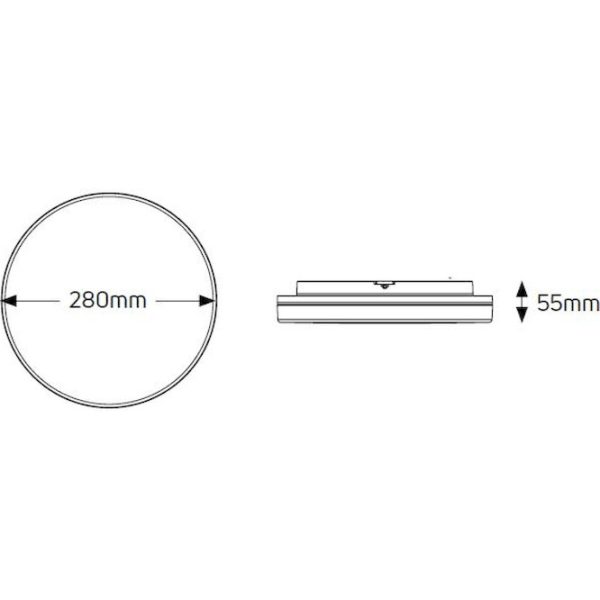 Geyer Απλίκα LED 15W 3000K Φ220 IP65 LCL220W15 - Image 3