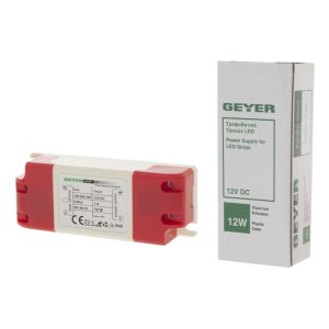 Τροφοδοτικό Geyer IP40 12W 12V DC LD12P