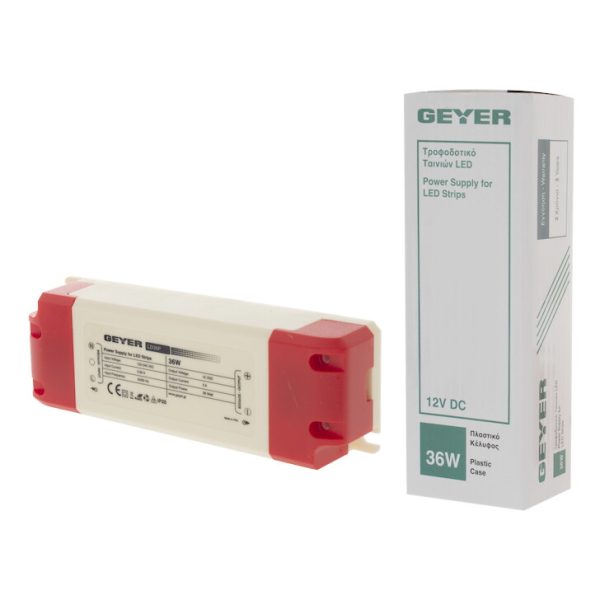 Τροφοδοτικό Geyer 36W 12V LD36P IP40 - Image 2