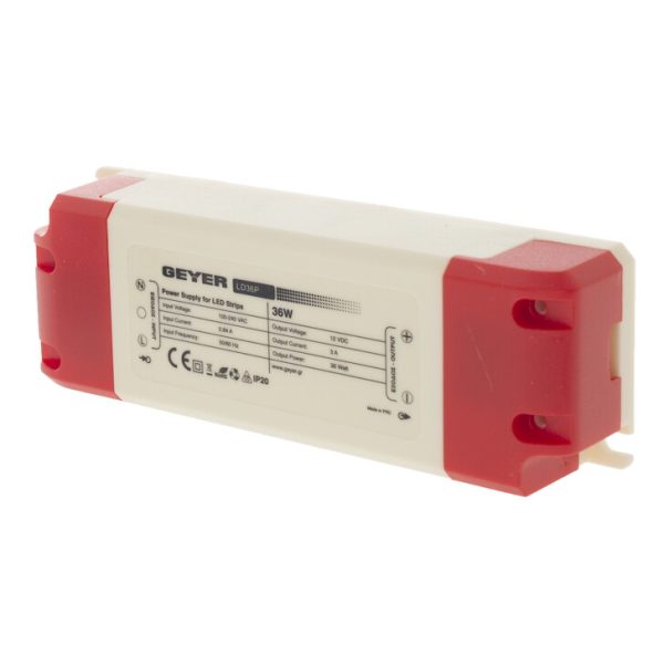 Τροφοδοτικό Geyer 36W 12V LD36P IP40 - Image 3