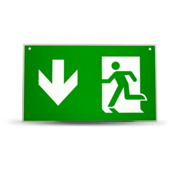 Geyer Σήμανση για LED Φωτιστικό ασφαλείας LE-212 (PS Exit Board) LE-212B - Image 3