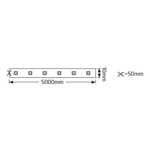 Geyer Ταινία LED Eco 14.4W 12V 2700K IP20 LE144122720 - Image 2