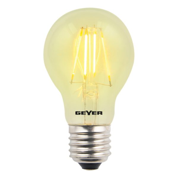 GEYER LFA274-Y Λάμπα LED Color A60 4W E27 κίτρινo 300lm - Image 3