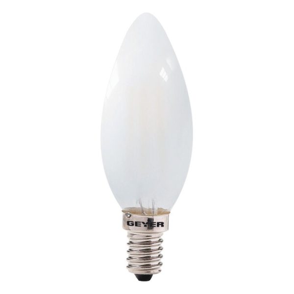 Geyer λαμπτήρας LED Κερί Filament matt C35 4W E14 4000K LFCSC144