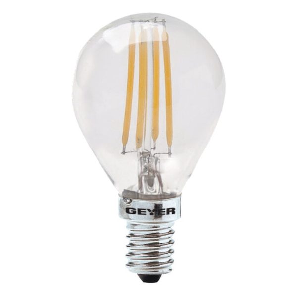 Geyer λαμπτήρας LED Σφαιρική Filament G45 4W E14 2700K dim LFGLW144D