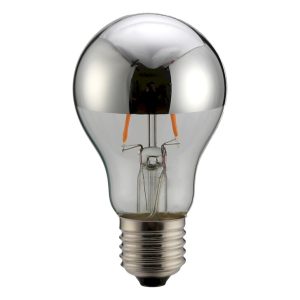Geyer λαμπτήρας LED Αντεστραμμένου καθρέφτη ασημί 6W E27 2700K dim LFMA276SD