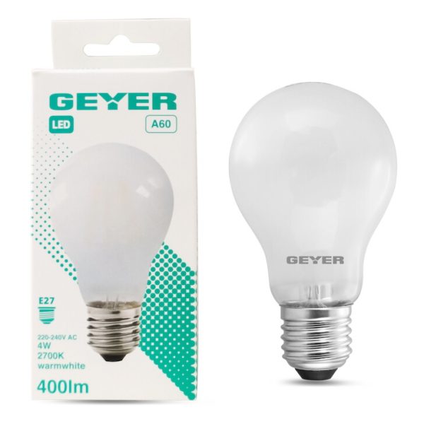 Geyer λαμπτήρας LED Κλασική Filament matt 4W E27 2700K LFSAW274 - Image 3