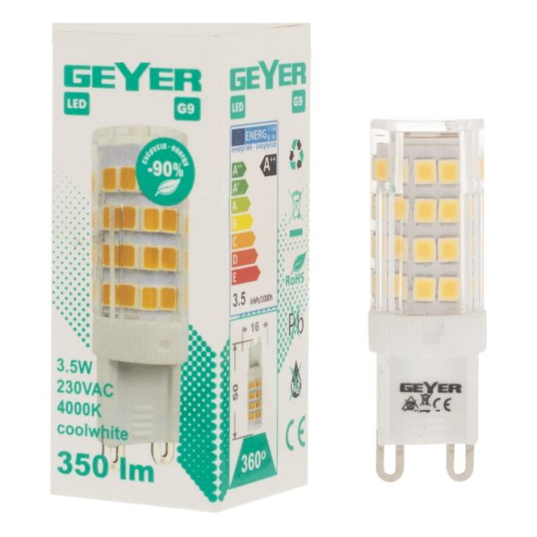 Geyer λαμπτήρας LED G9 3.5W 4000Κ LG93.5-PC - Image 3