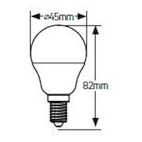 Geyer λαμπτήρας LED Σφαιρική 2.5W Ε14 3000K LGLWE143E - Image 3