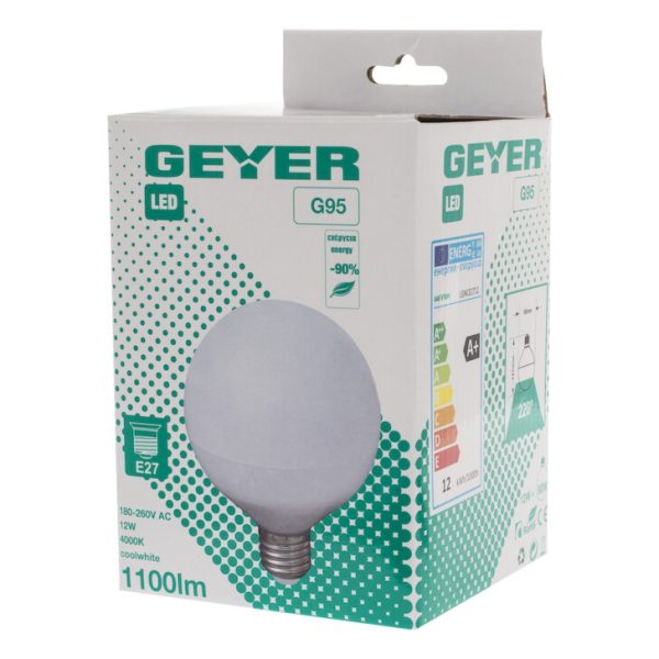 Geyer λαμπτήρας LED Γλόμπος 12W E27 4000K LGNCE2712 - Image 2