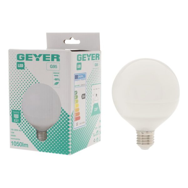 Geyer λαμπτήρας LED Γλόμπος 12W E27 3000K LGNWE2712