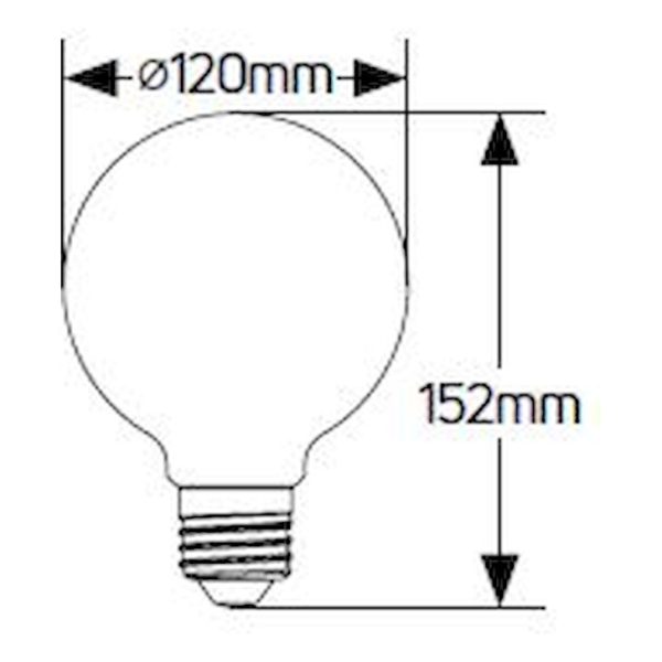 Geyer λαμπτήρας LED Γλόμπος 20W E27 3000K LGNWE2720 - Image 2