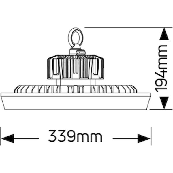 Geyer LED καμπάνα 100W 5000K LHB100NS - Image 3