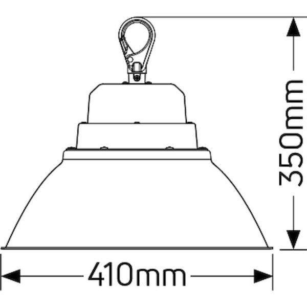 Geyer LED καμπάνα 200W 5000K 100° LHB200-100N - Image 3