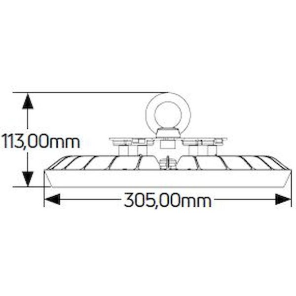 Geyer Καμπάνα LED Highbay Economy 200W 5000K IP65 LHB200RNS - Image 2
