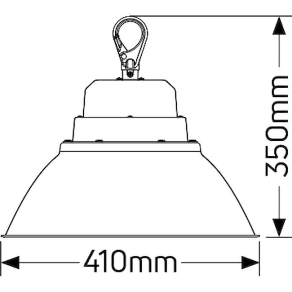 Geyer LED ΚΑΜΠΑΝΑ 60W 5000K 100° LHB60-100N - Image 3
